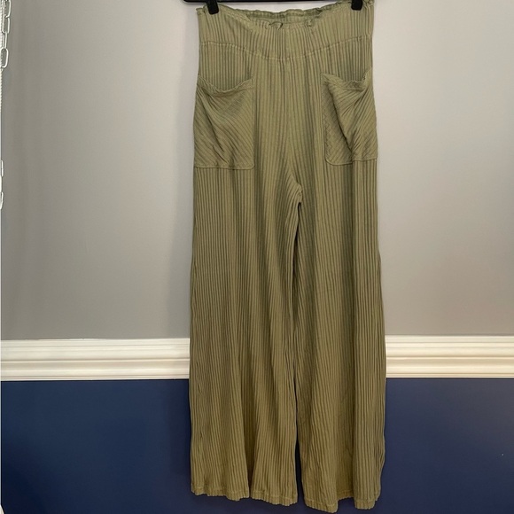 FP MOVEMENT Blissed Out Wide Ribbed Pants - Picture 3 of 7